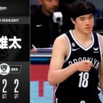 【NBA】渡邊雄太、ナッシュHCの信頼を得て 22分出場を果たす【動画あり】