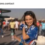 【W杯】現地国際映像に映った日本人女性サポーター、「超美女」「あの美女は誰？」ガールズバンドのドラマー・SHONOが話題に