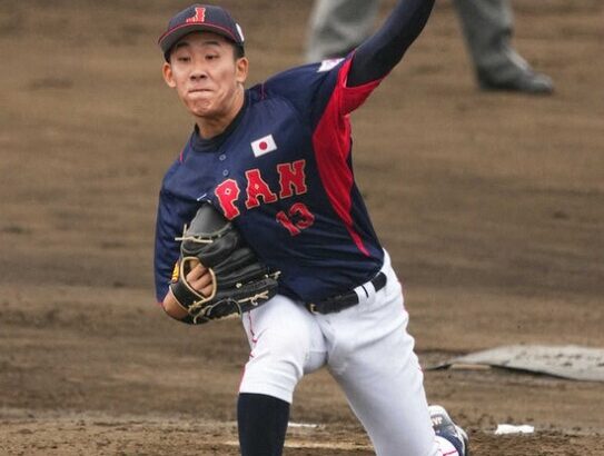 阪神ドラフト6位富田　社会人最後の大会で5回無失点の堂々投球