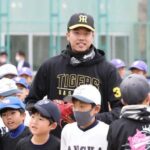阪神・才木、岡留、江草コーチが「西はりま少年少女野球教室」に参加