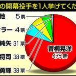 阪神　開幕投手は青柳晃洋を８割が支持、２位に西勇輝と伊藤将司／ファンアンケート