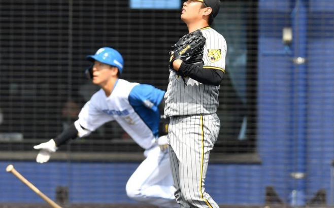 日本ハム・矢沢が先頭打者初球本塁打　阪神・西勇から快音