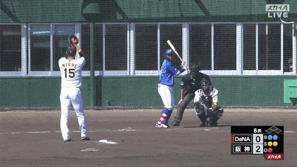 阪神4番手・西純矢が3連続空振り三振を含む、3回ノー・ノー投球で開幕カード先発に名乗り
