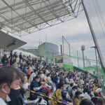 阪神　宜野座キャンプ初の土曜日は満員で立ち見客も　中野拓夢のランニングスローに拍手で活気
