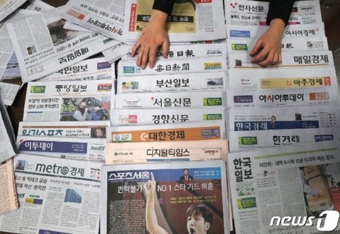 【韓国】「紙の新聞」を読む人は10人に1人…1日平均3.3分