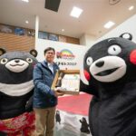 【台日友好】台湾・高雄市のマスコット「高雄熊」、熊本でくまモンの誕生日祝う