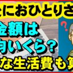 【注目】どうしよ・・・『ひとり老後』で生きていくには？