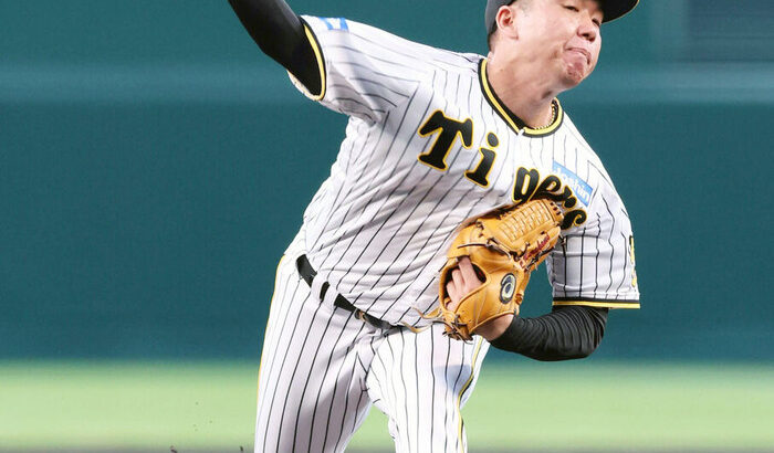 阪神　村上頌樹、８回４安打２失点で降板　今季６勝目はお預け　負ければ３敗目