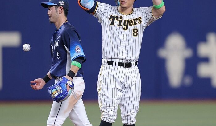 全セの阪神・佐藤輝が二塁打　ノイジーは安打＆好守　虎野手陣が躍動／オールスター