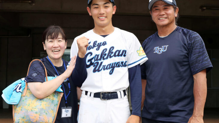 谷佳知谷亮子の息子、高校から野球をはじめてこの夏2本目のホームランを放つ