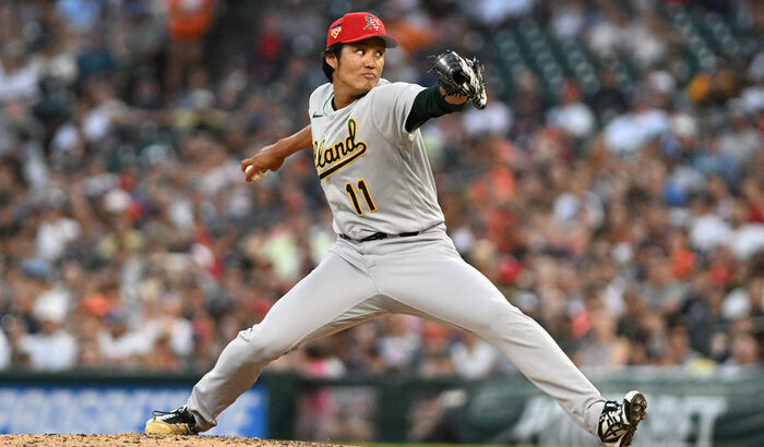 MLB藤浪晋太郎勝目回者連続三振の快投164キロ速球で12年冠王カブレラも空振り三振