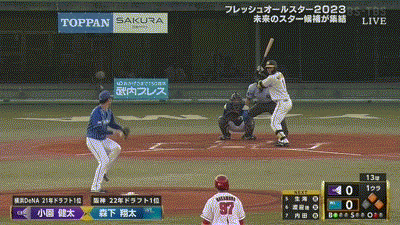 【阪神】森下　フレッシュ球宴で先制２点適時二塁打！ＤｅＮＡ・小園から右中間を破る