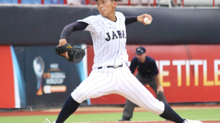 【U18】稲葉GMが二度目の大阪桐蔭・前田視察「直球を早く見せる投球術を持っている」
