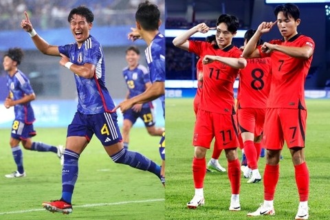 【アジア大会サッカー】 「０-３の屈辱を晴らせ！」決勝で実現する日韓決戦に韓国メディアが早くも闘志メラメラ！