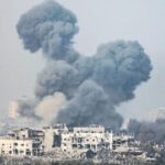 イスラエル軍、戦闘機100機で夜通しガザ北部を空爆…BBC記者「完全なカオス」