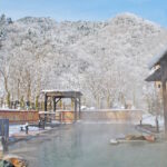 北海道【定山渓温泉】1866年（慶応2年）：アイヌの道案内により美泉定山が温泉を発見し湯治場