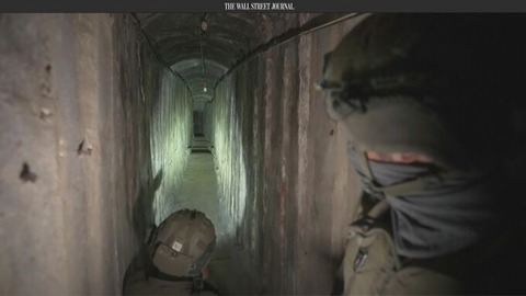 イスラエル軍、ガザの地下トンネルに海水注入開始か　ハマスが拘束している人質がいる可能性も　米報道