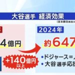 大谷翔平さんの経済効果、500億円