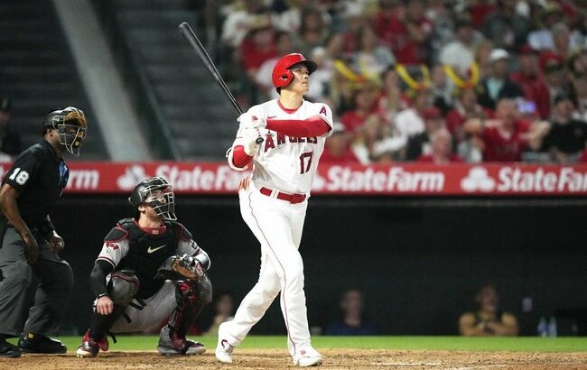 【MLB】大谷翔平の今季３０号「１５０.３ｍ弾」が２０２３年ＭＬＢ最長不倒アーチに認定