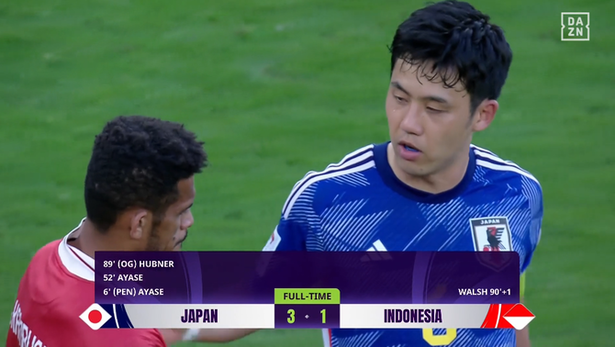 【速報】日本、インドネシアとの死闘を制し決勝トーナメント2位進出キター！相手は韓国か！？