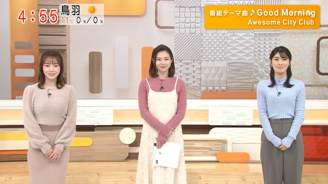 森千晴アナ　ニットの巨乳とタイトスカートの腰回り！！【GIF動画あり】