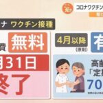 【詳細情報】新型コロナワクチンの無料提供が終了！４月以降有料化が決定