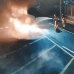 韓国製EV「アイオニック」が衝突事故で車両火災、運転者死亡…ナンバープレート焼失し身元特定できず