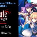 『Fate/stay night』HDリマスター版がSwitchとSteamで2024年に発売決定