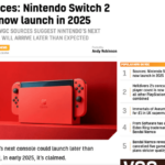 【悲報】Nintendo Switch後継機、発売延期か