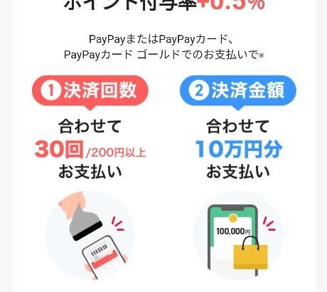PayPayステップ(月30回かつ10万円支払)←達成してる人おる？