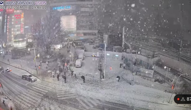 【画像】東京都新宿の雪やばすぎるｗｗｗｗｗｗｗｗ