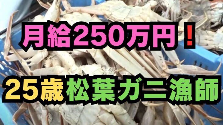 【驚愕】松葉ガニ漁師の月給が250万円‼ たった9日の出勤で稼ぐ衝撃の理由とは？