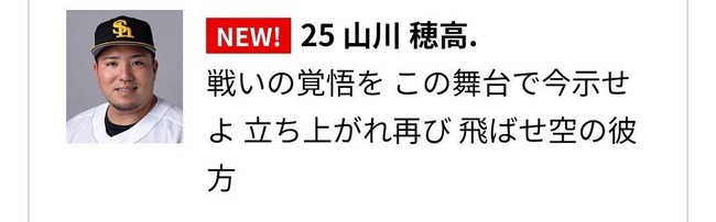 【朗報】山川穂高.の応援歌を作詞した奴天才すぎる