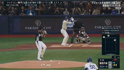 【ドジャースvs韓国代表】大谷翔平、第一打席は三塁へのファールフライ…