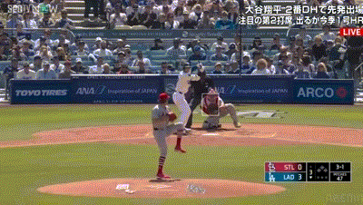 大谷翔平、第二打席は四球で二打席連続出塁