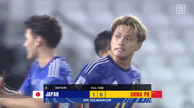 【速報】U-23サッカー日本代表、初戦10人で中国に1-0でなんとか勝利ｗｗｗｗｗｗｗｗｗ