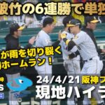 【注目】阪神・佐藤輝明の3ランホームランで中日を撃破‼ 6連勝の快進撃が止まらない‼