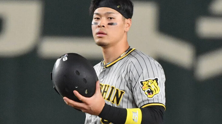 【阪神】佐藤輝明選手、無死満塁のチャンスでライトへサヨナラタイムリーヒットの瞬間