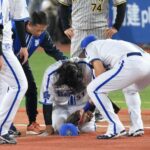 ＤｅＮＡ　負傷交代の宮崎は「頭部打撲」チームドクターが診断　出血なく「意識はしっかりしている」強烈な打球直撃で交代