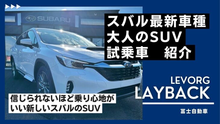 【イチ押し試乗車紹介】レイバック