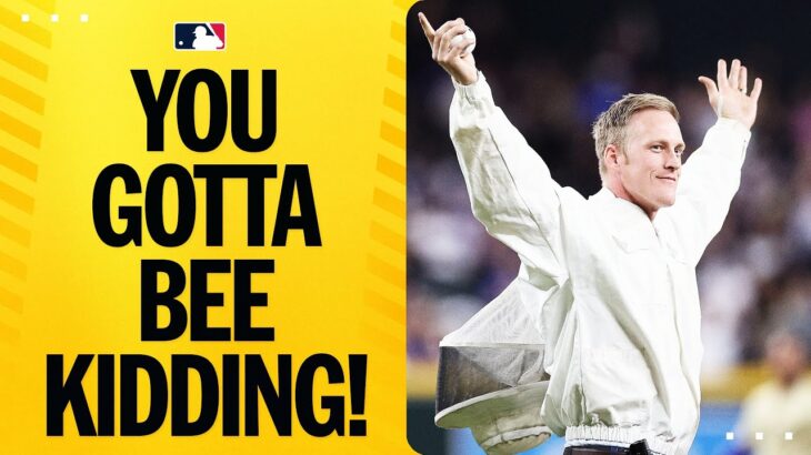 【MLB】「ダイヤモンドバックス ― ドジャース」戦のハチ駆除男性がトレーディングカードに　トップス社発表　始球式には大歓声