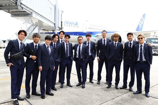 【画像】広島入りしたサッカー日本代表が男前すぎると話題に「真ん中にドン長友」「敬斗が異次元のイケメン」←これｗｗｗｗｗｗｗｗ