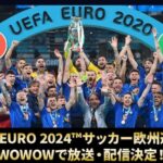 【超速報】EURO2024（サッカー欧州選手権)、WOWOWでの放送・配信が決定キターーｗｗ