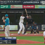 【日韓OB戦】日本、1回裏に稲葉のタイムリーで同点に追いつく！！！！！！！！！