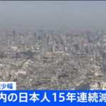 2023年、日本人が86万人減少