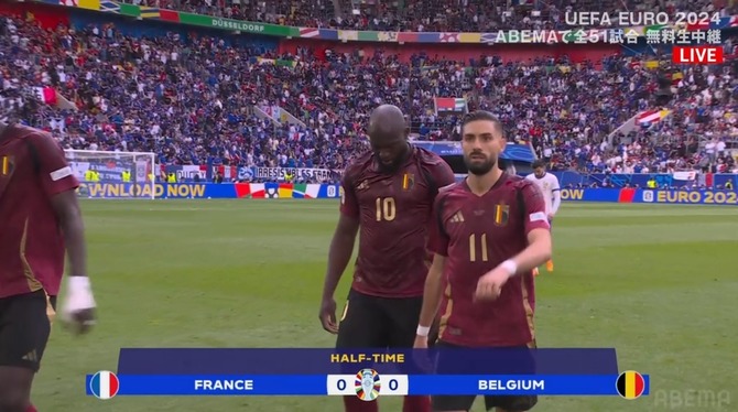 【速報】フランスvsベルギー…ハイレベルすぎる試合の前半の結果ｗｗｗｗｗｗｗ