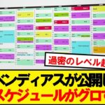 【仰天】プロサッカー選手の1年間のスケジュールがコチラです…