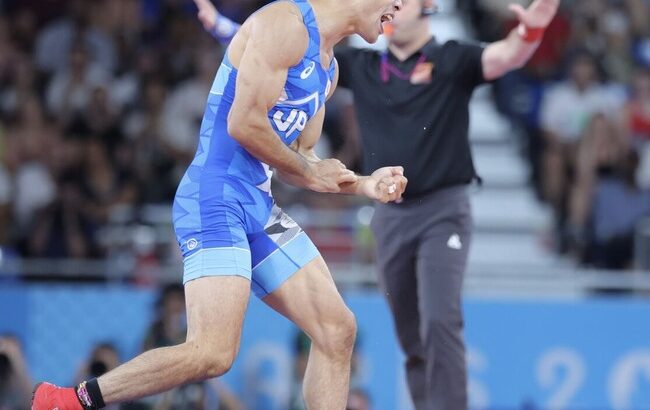 【レスリング】男子グレコ60キロ級・文田健一郎が決勝進出　世界選手権2連覇中の難敵を撃破　日本勢のグレコ４０年ぶりの金へ王手