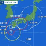 サンサン（台風10号）「もた……もた……」