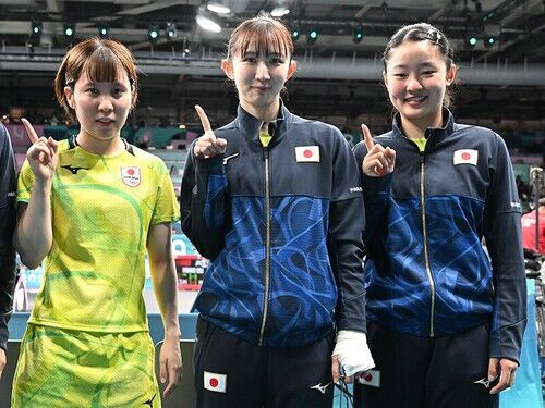 【パリ五輪】女子卓球日本代表、ドイツを撃破し金メダルに王手!!!!!!!!!!!!!!!